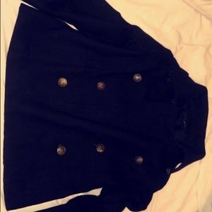 navy blue peacoat